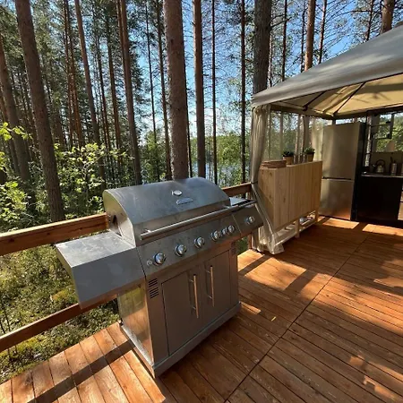 Alaska Glamping Linnansaari Luksusowy namiot *
