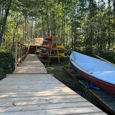 Luksusowy namiot Alaska Glamping Linnansaari