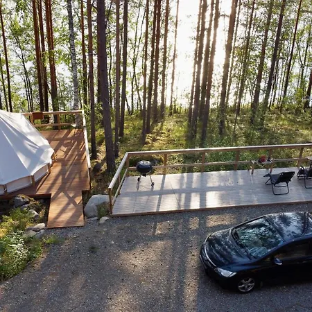 Alaska Glamping Linnansaari 럭셔리텐트 사본린나